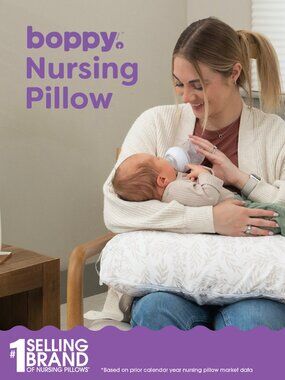 Boppy Nursing Pillow - Beige Foliage
